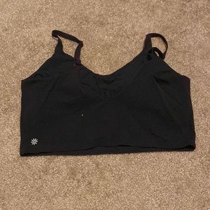 Athleta padded crop top